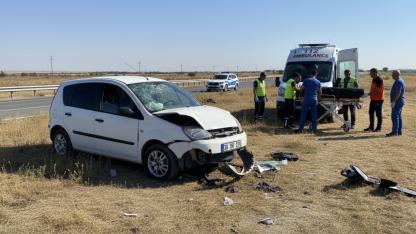 Karapınar'da Feci Kaza: Lastiği Patlayan Otomobil Takla Attı, 1 Kişi Hayatını Kaybetti