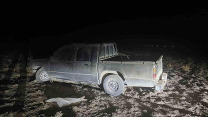 Karapınar'da Korkutan Kaza: Pikap Yoldan Çıktı!