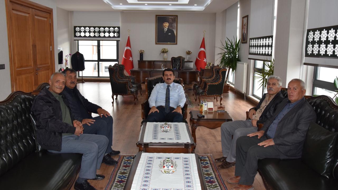 Kaymakam Öztürk’e Sağlık Derneğinden Ziyaret