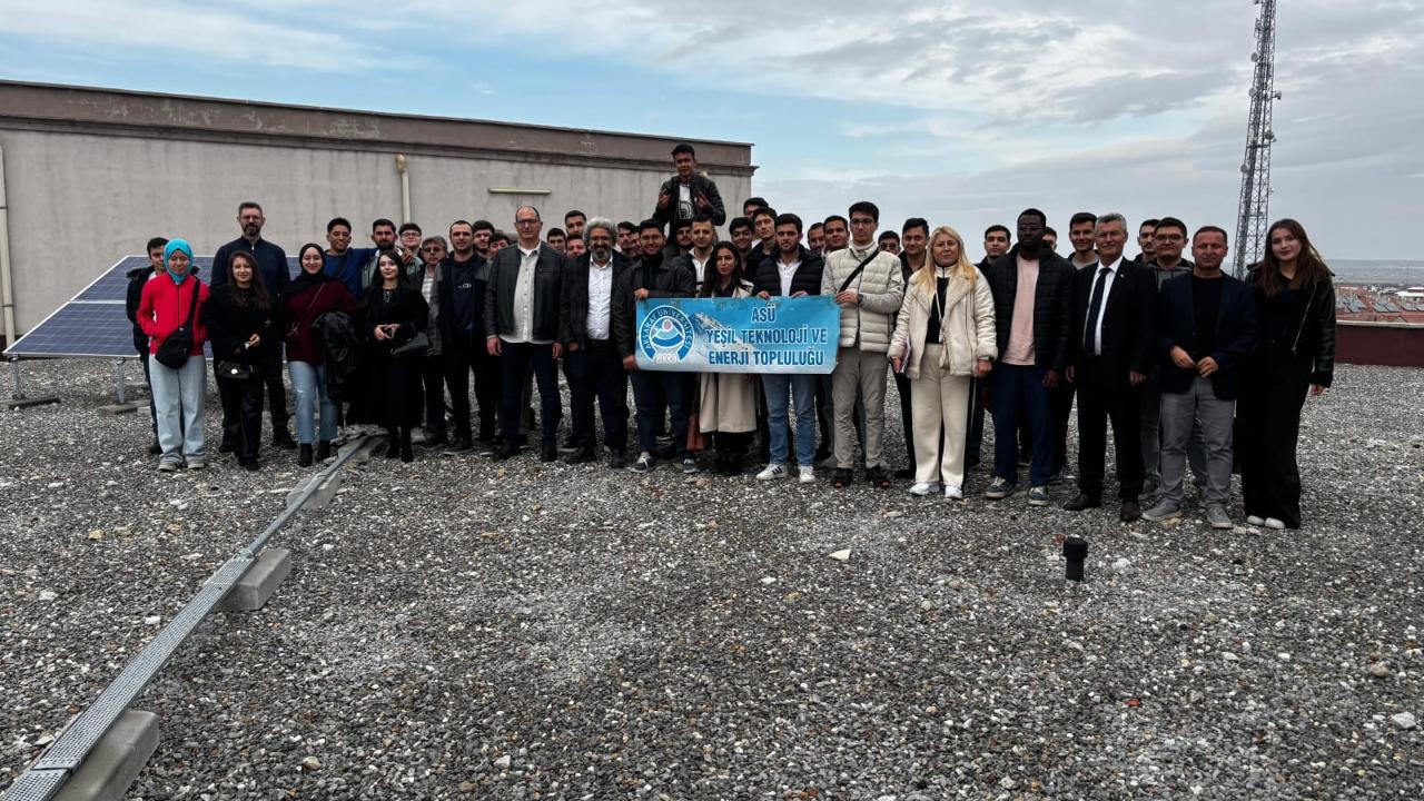 ASÜ ÖĞRENCİLERİNDEN KARAPINAR GES’E TEKNİK GEZİ