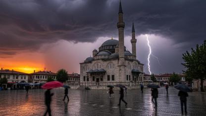 KARAPINAR'A DİKKAT! PERŞEMBE GÜNÜ ŞİDDETLİ YAĞIŞ GELİYOR