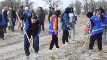 KARAPINAR’DA 11 KASIM MİLLİ AĞAÇLANDIRMA GÜNÜ COŞKUSU