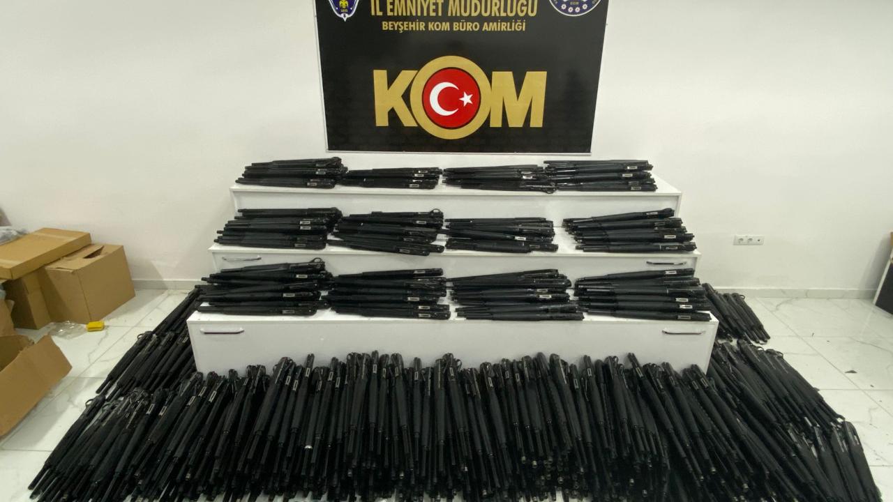 Konya’da Silah Operasyonu: 506 Tüfek ve 40 Tabanca Ele Geçirildi
