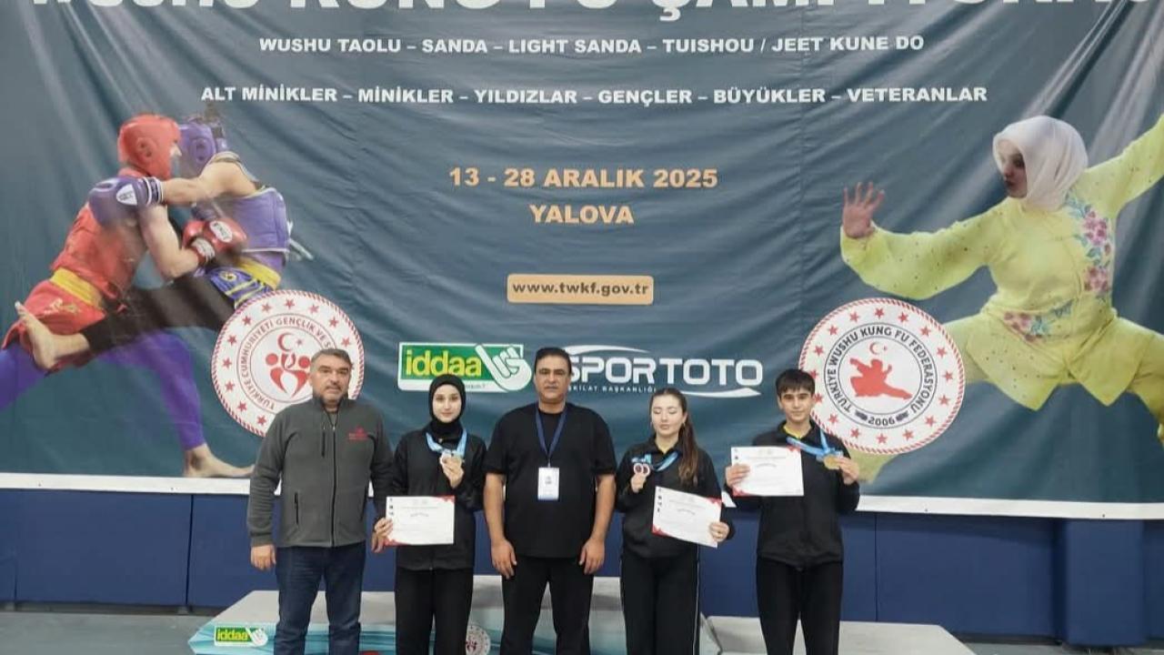 Karapınar Wushu Takımı Yalova’dan 8 Madalyayla Döndü