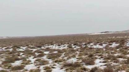Karapınar Yılan Obruğu Mevkisine Yılın İlk Karı Düştü