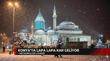 Konya ve 31 İlçesine Kar Geliyor: Akşam Saatlerine Dikkat