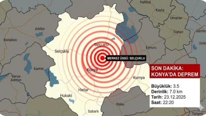 Konya’da Korkutan Deprem: Merkez Üssü Selçuklu