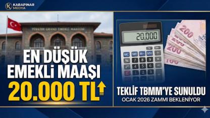 Emekliye Müjde: 20 Bin TL Teklifi TBMM’ye Sunuldu