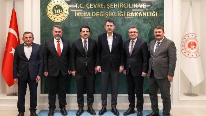 Karapınar Heyetinden Bakan Kurum’a Ziyaret