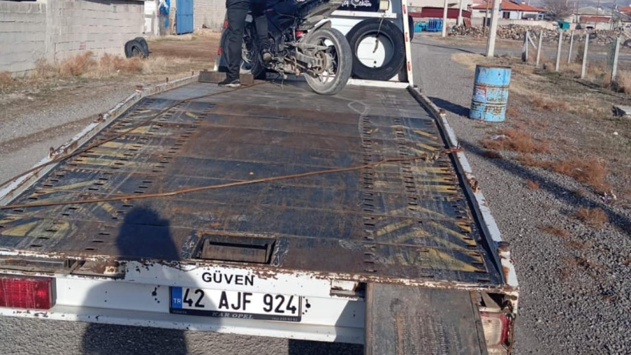 Karapınar’da Sıkı Denetim: 6 Motor Bağlandı