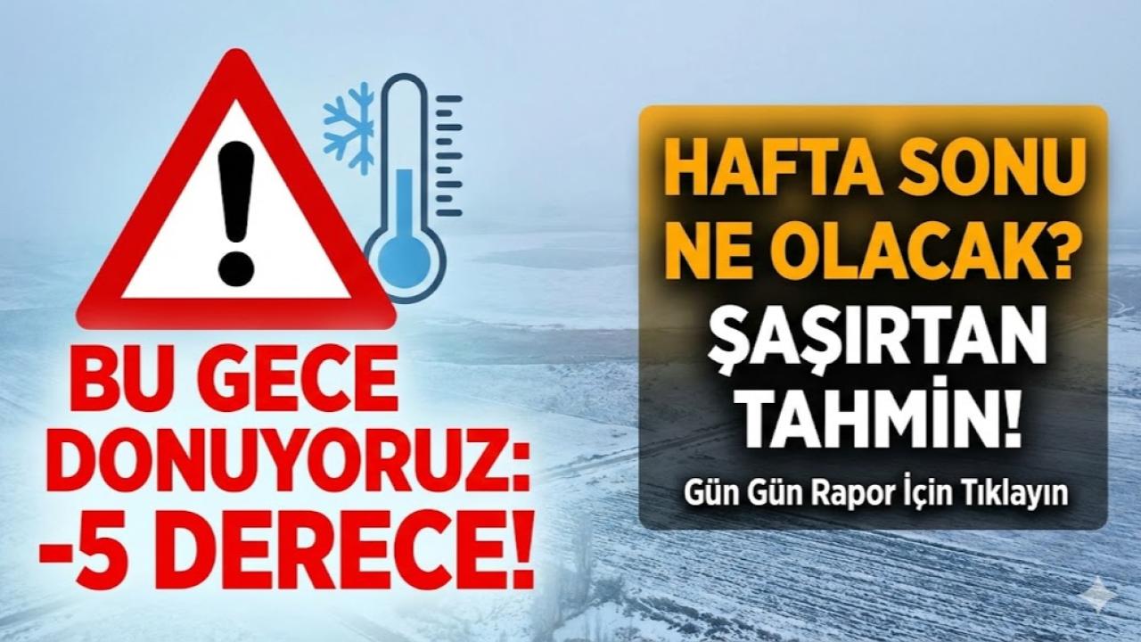 Karapınar’da Zirai Don Alarmı: -5 Derece Geliyor