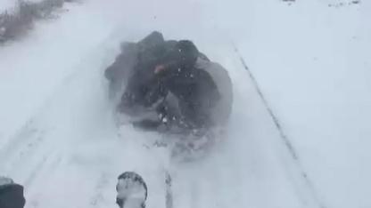 Konya’da Asker Adaylarının Traktörlü Kar Keyfi