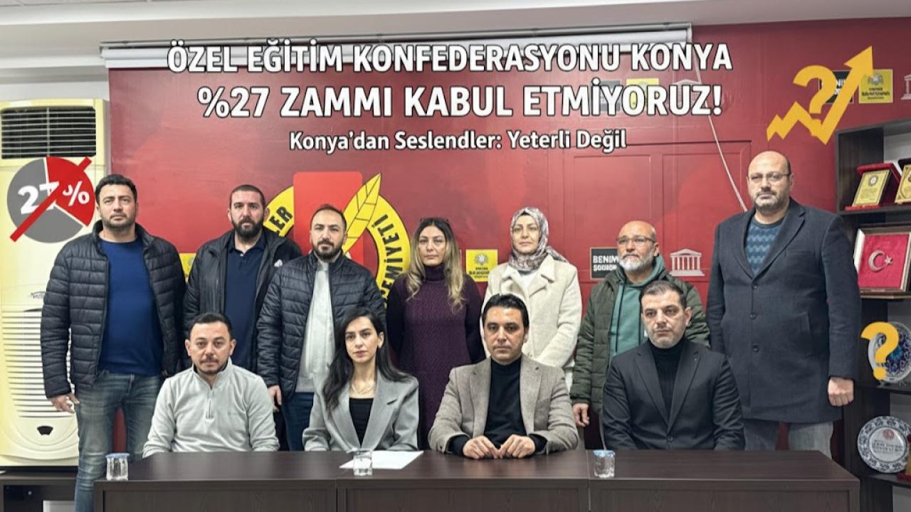 Konya'dan Ses Yükseldi: %27'lik Zammı Kabul Etmiyoruz