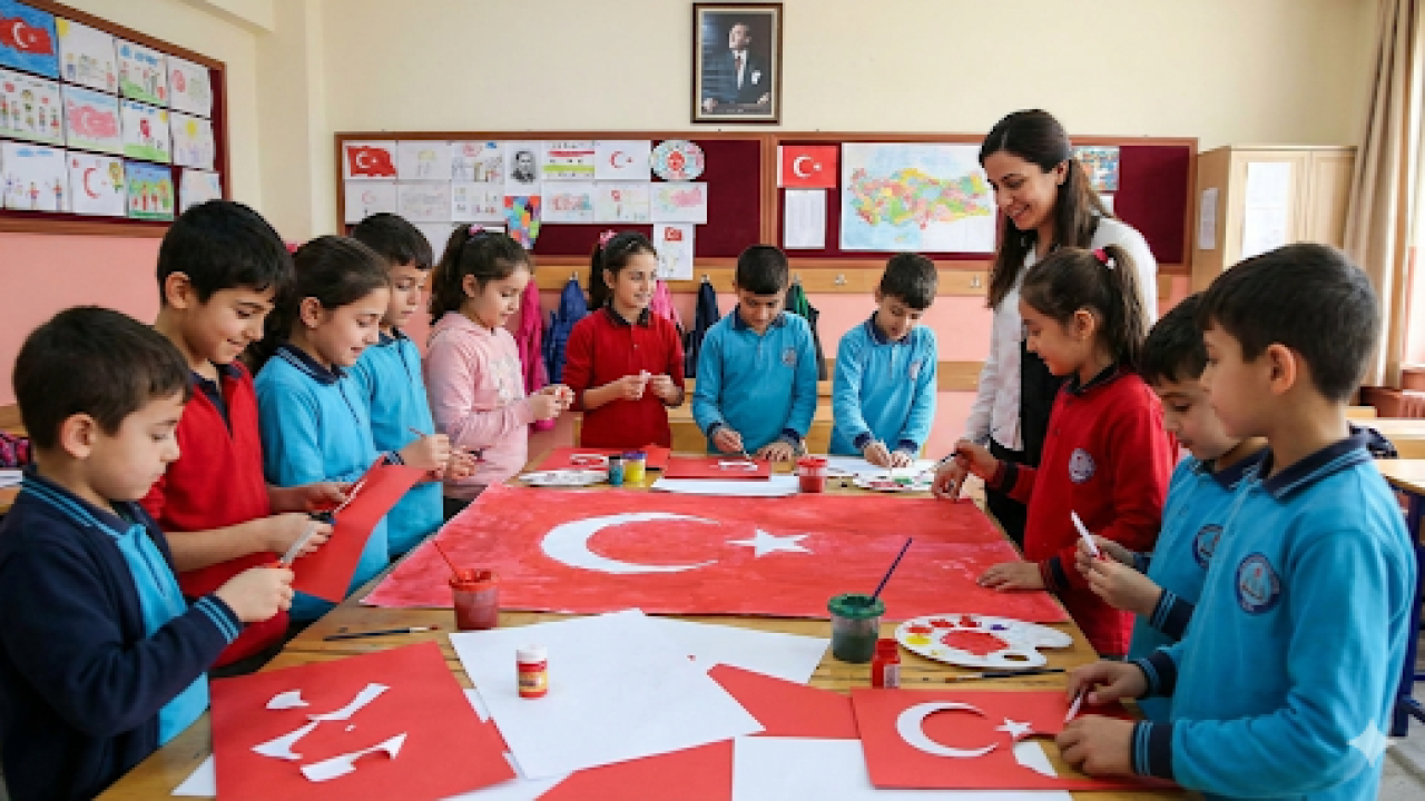 Okullarda İkinci Dönem Bayrak Temasıyla Başlıyor