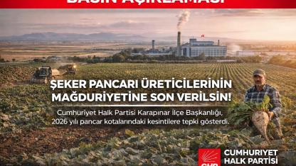 CHP Karapınar: Pancar Kotasında Mağduriyet Bitsin