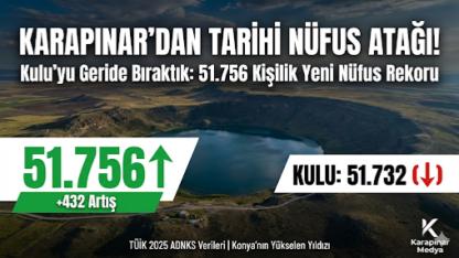 Karapınar Nüfusu Belli Oldu: İşte Yeni Rakam!