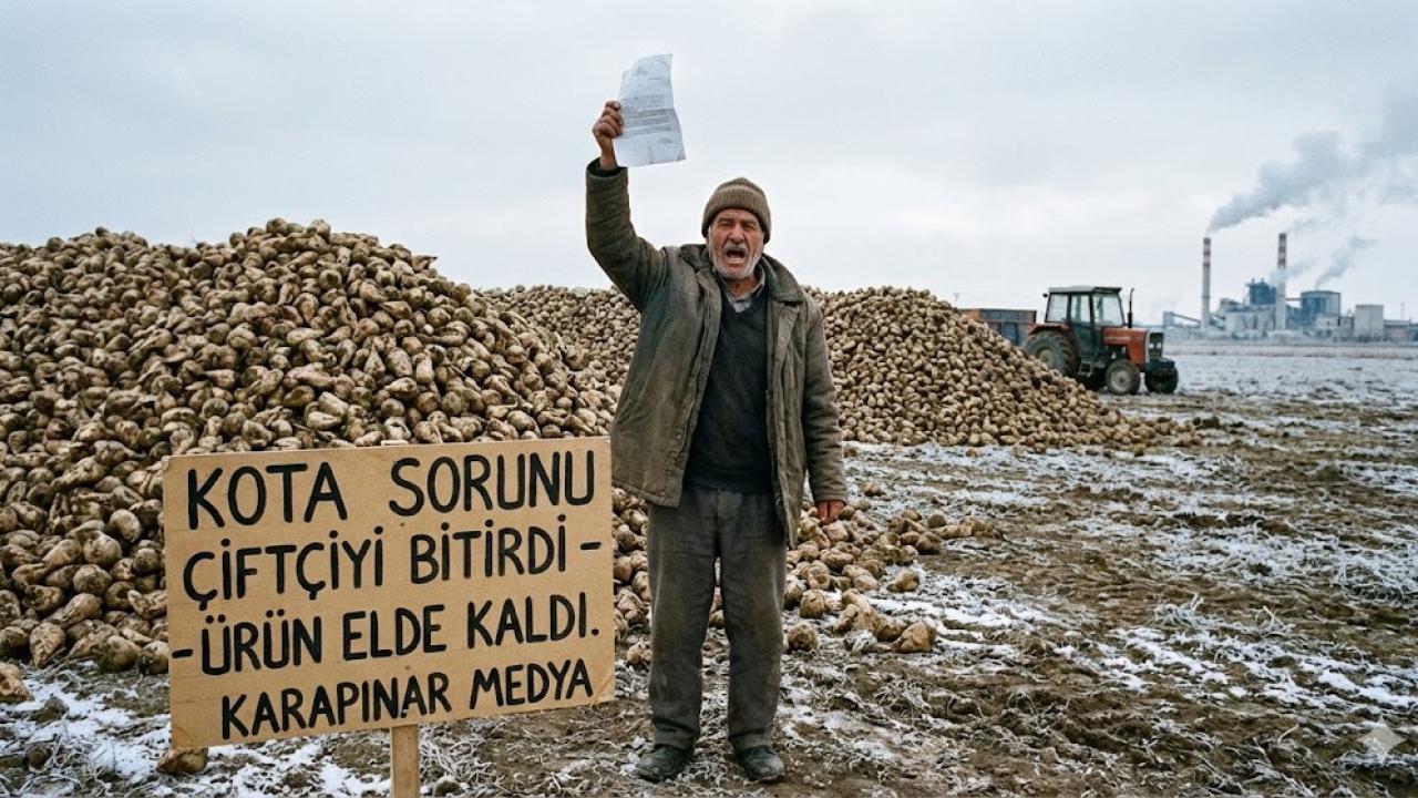 Karapınar'da Çiftçinin Pancar Çilesi Bitmiyor!