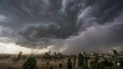 Konya ve Bölgesine Fırtına Uyarısı!