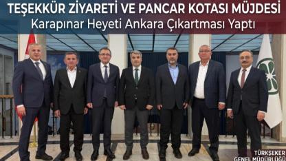 Karapınar Heyetinden Türkşeker’e Teşekkür Ziyareti