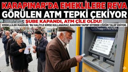 Karapınar'da Emekliyi İsyan Ettiren ATM Çilesi