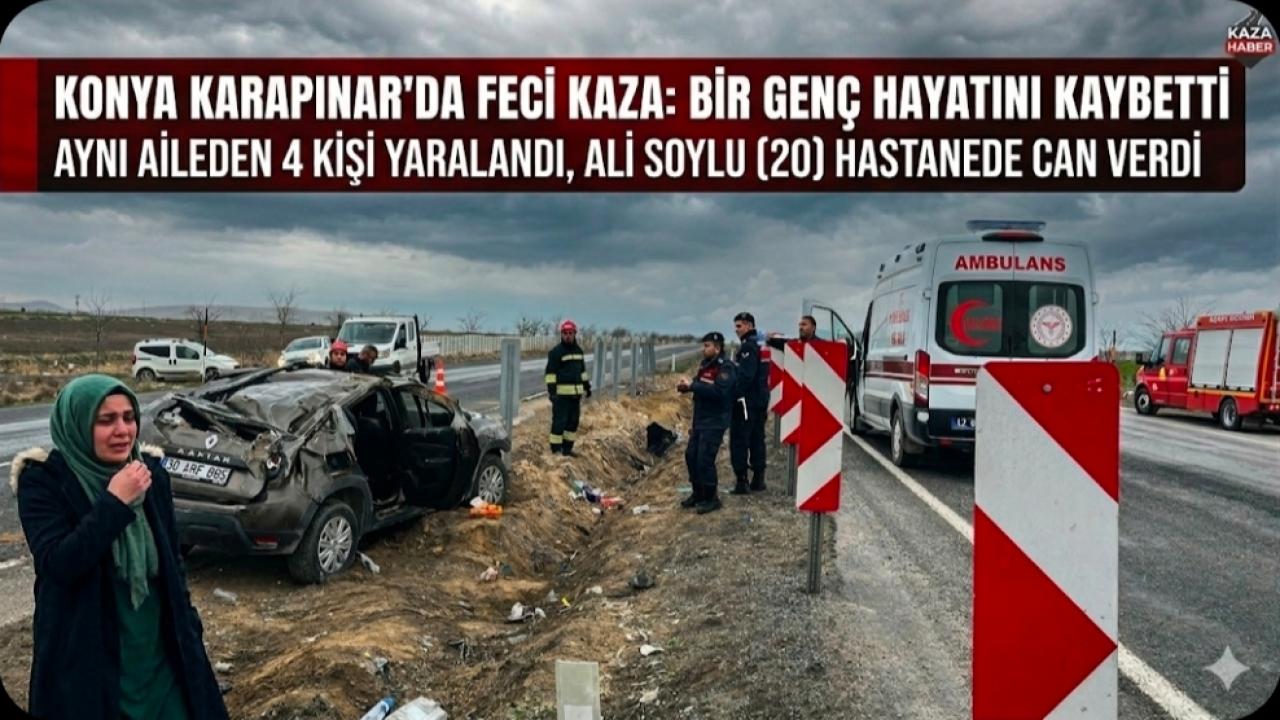 Konya'da Feci Kaza: Aynı Aileden Acı Haber Geldi