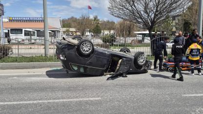 Karapınar'da Trafik Kazası: 2 Kişi Yaralandı