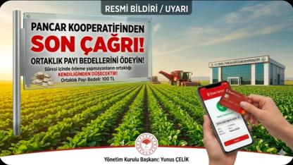 Pancar Kooperatifinden Ortaklara Kritik Uyarı