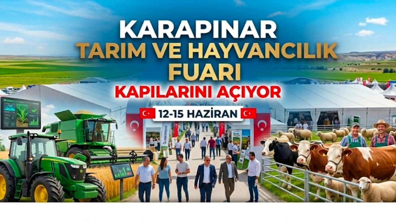 Karapınar Tarım ve Hayvancılık Fuarı Başlıyor!