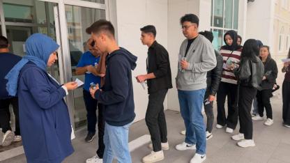 Karapınar'da Gerçeğini Aratmayan YKS Provası
