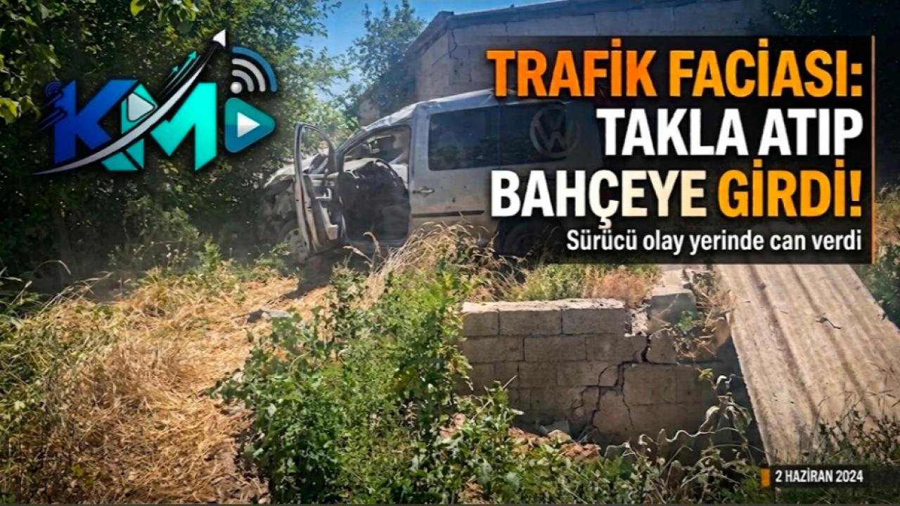 Konya'da feci kaza: Otomobil bahçeye uçtu, 1 ölü