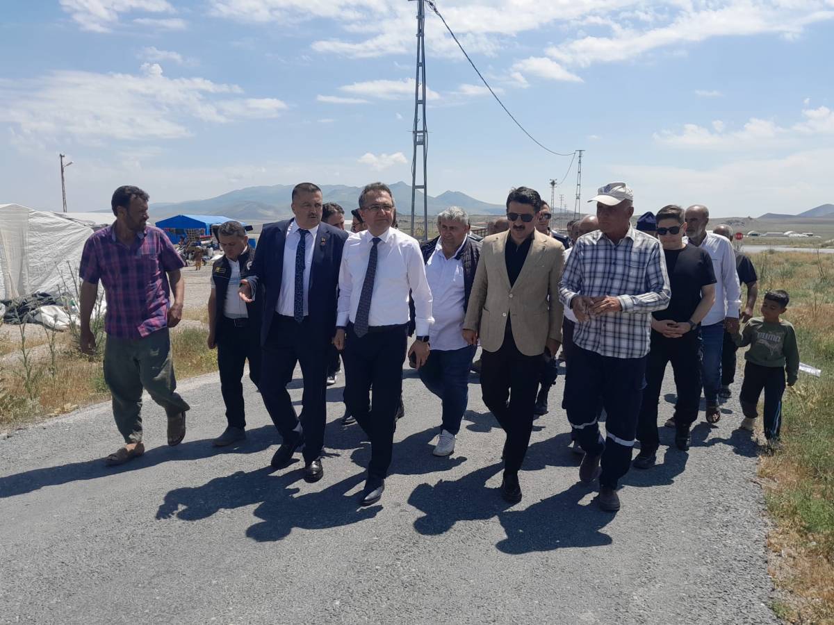 Karapınar'da Tarım İşçilerine Çadır Kent Ziyareti