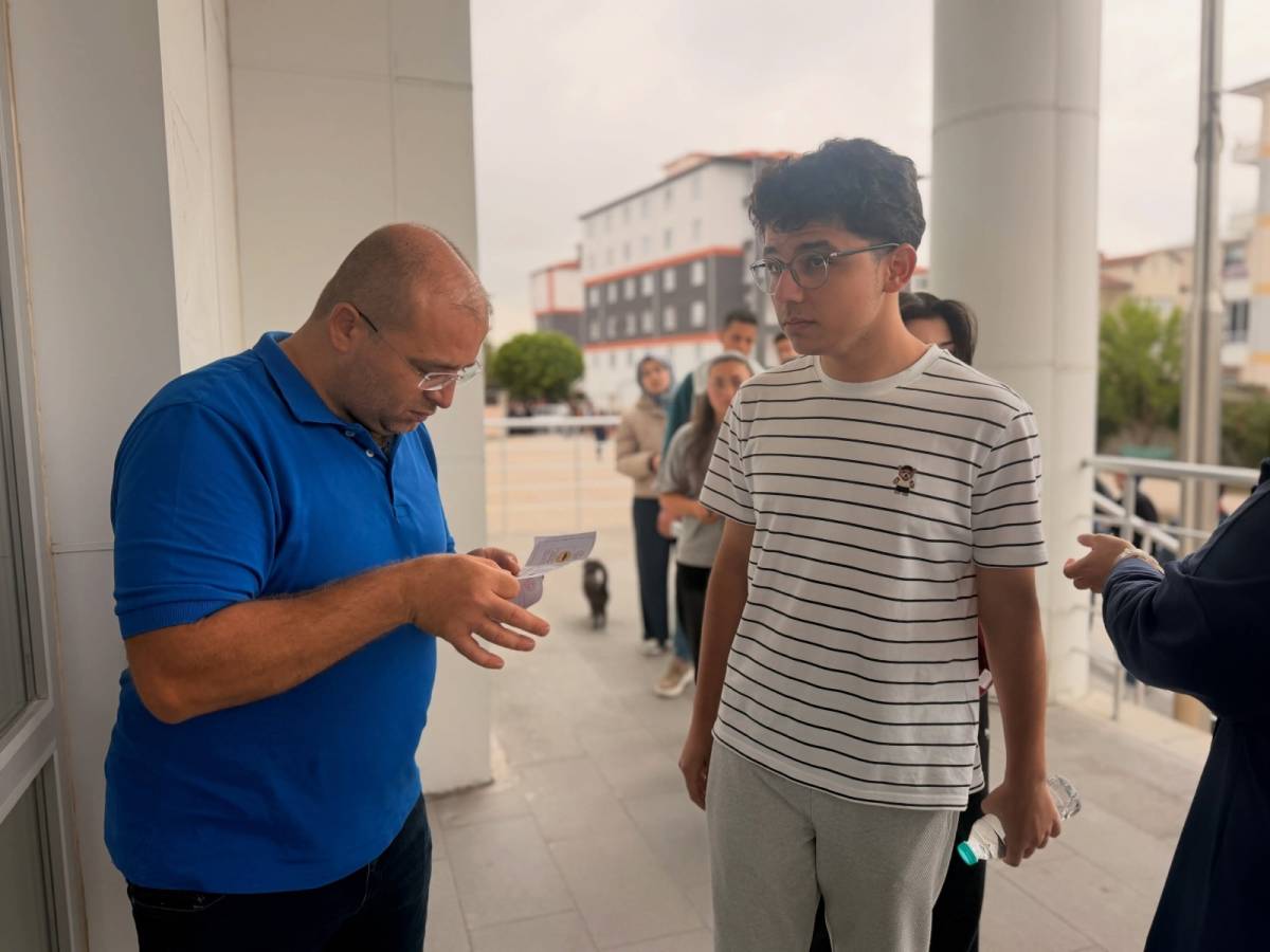 Karapınar'da Gerçeğini Aratmayan YKS Provası
