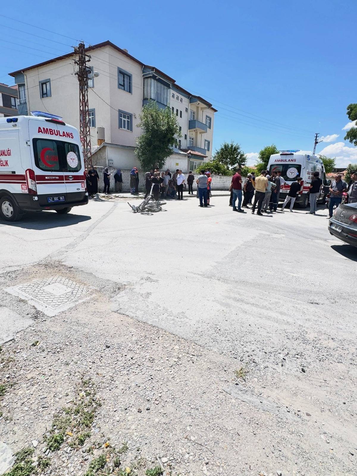 Karapınar'da Trafik Kazası: İki Kişi Yaralandı